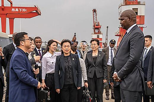 Visita ao Porto de Changsha