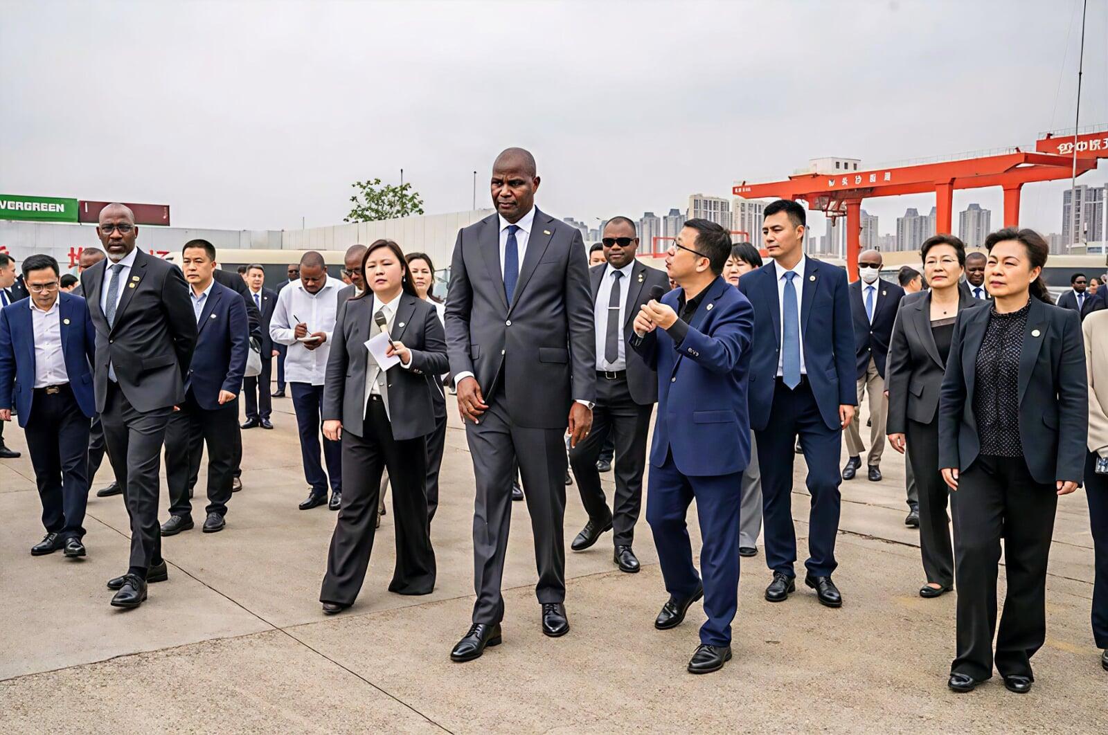 Visita ao Porto de Changsha