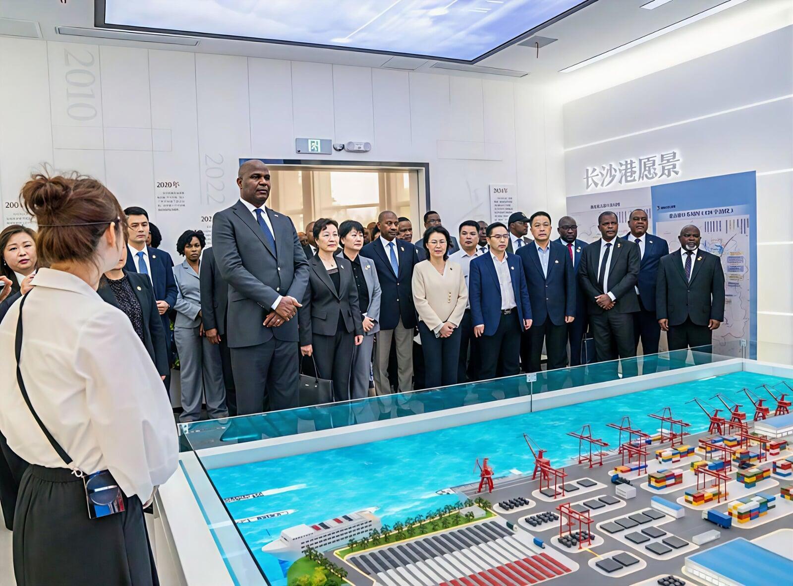 Visita ao Porto de Changsha